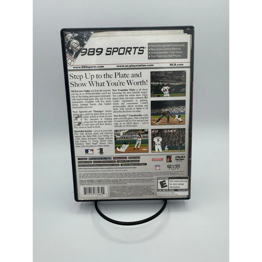 MLB 2005 PS2 PlayStation 2 - 1 Year Warranty Game & Case‎
